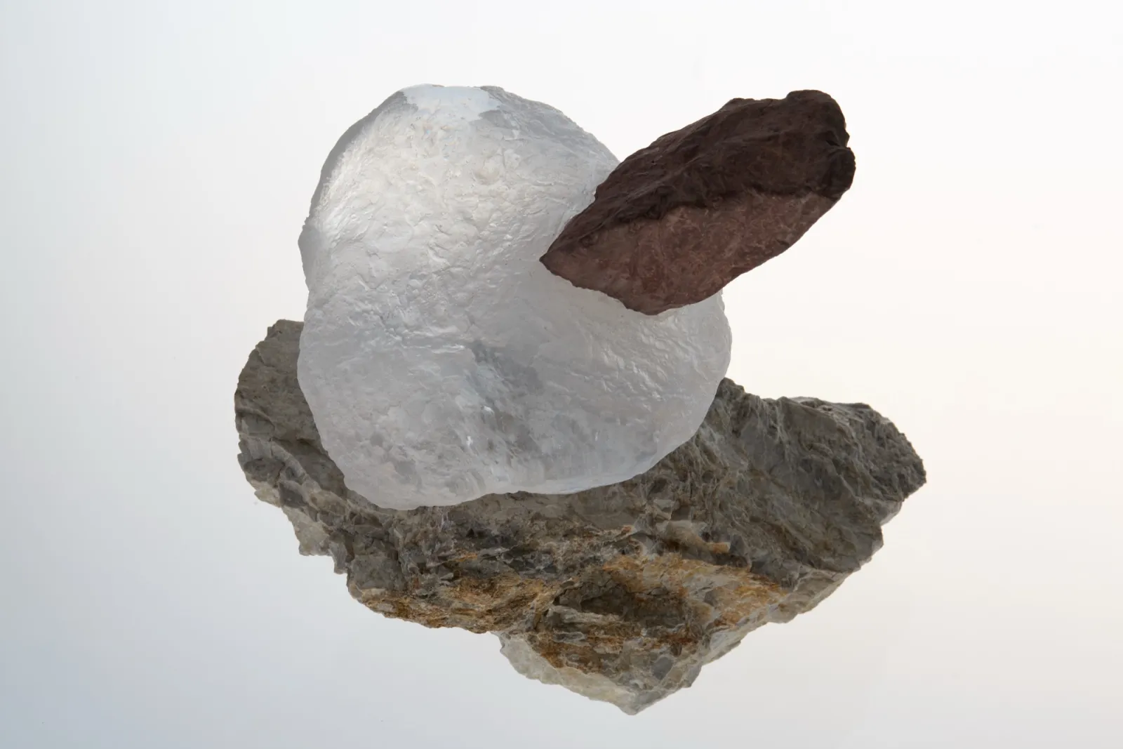 Hana Renko, Born in Between, Cast glass and stones, 2025