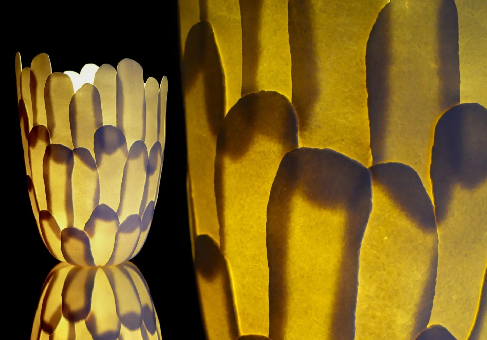 Hana Renko, Lights, Paper porcelain, 2025