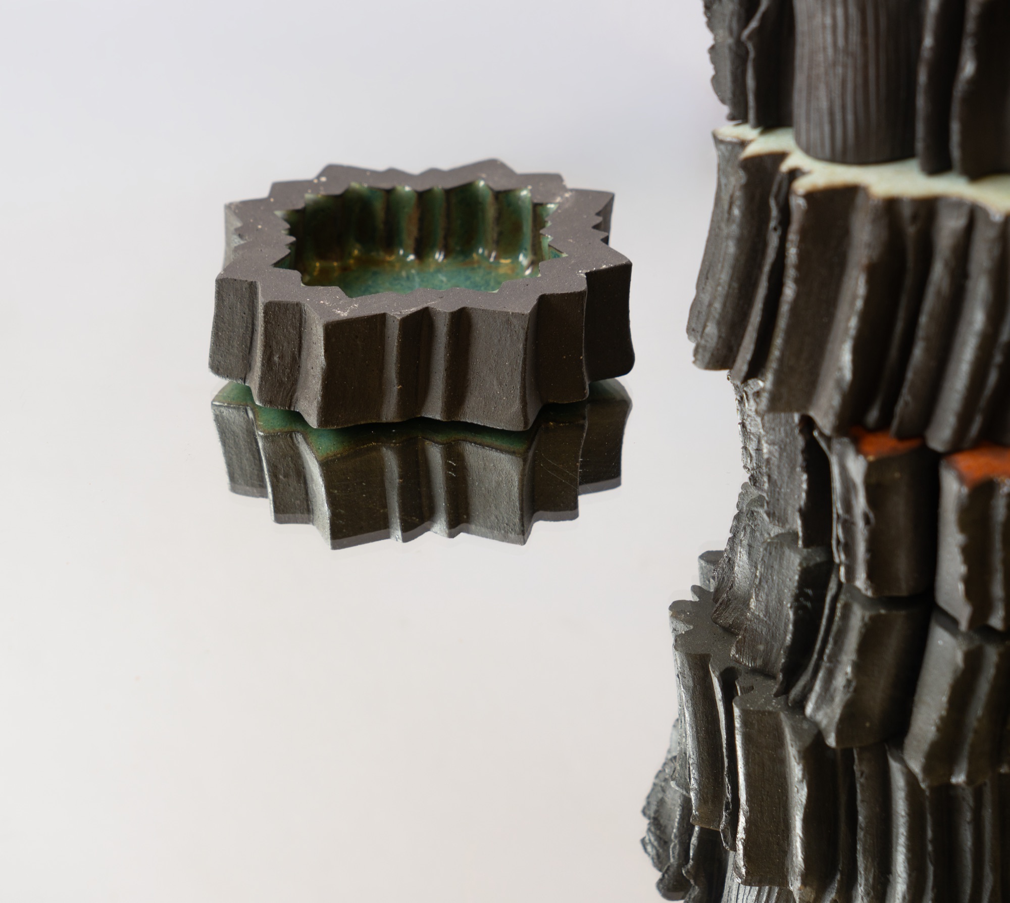 Hana Renko, Serving Set, Stoneware, glazed, 2026